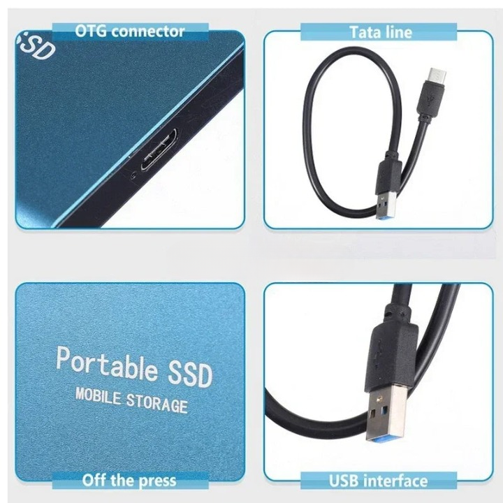 Disque dur SSD externe haute vitesse USB-C
