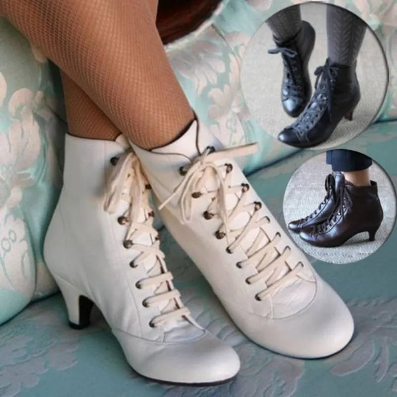 Bottes élégantes en cuir classique