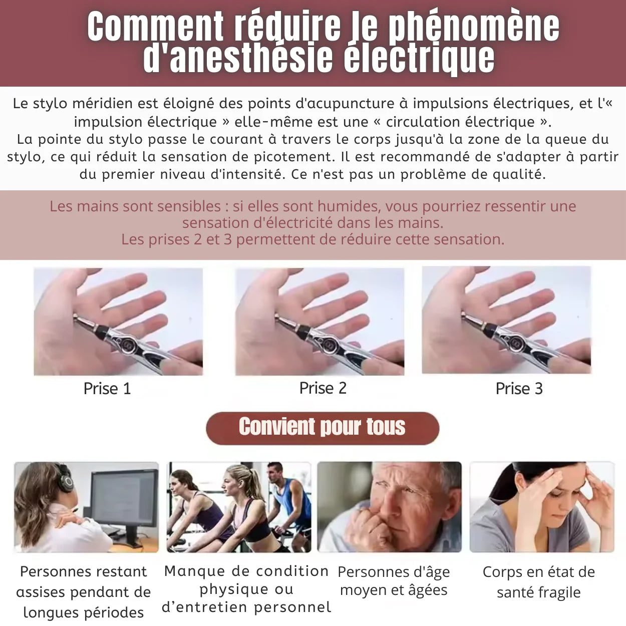 Electronic Acupuncture Pen for Natural Relief