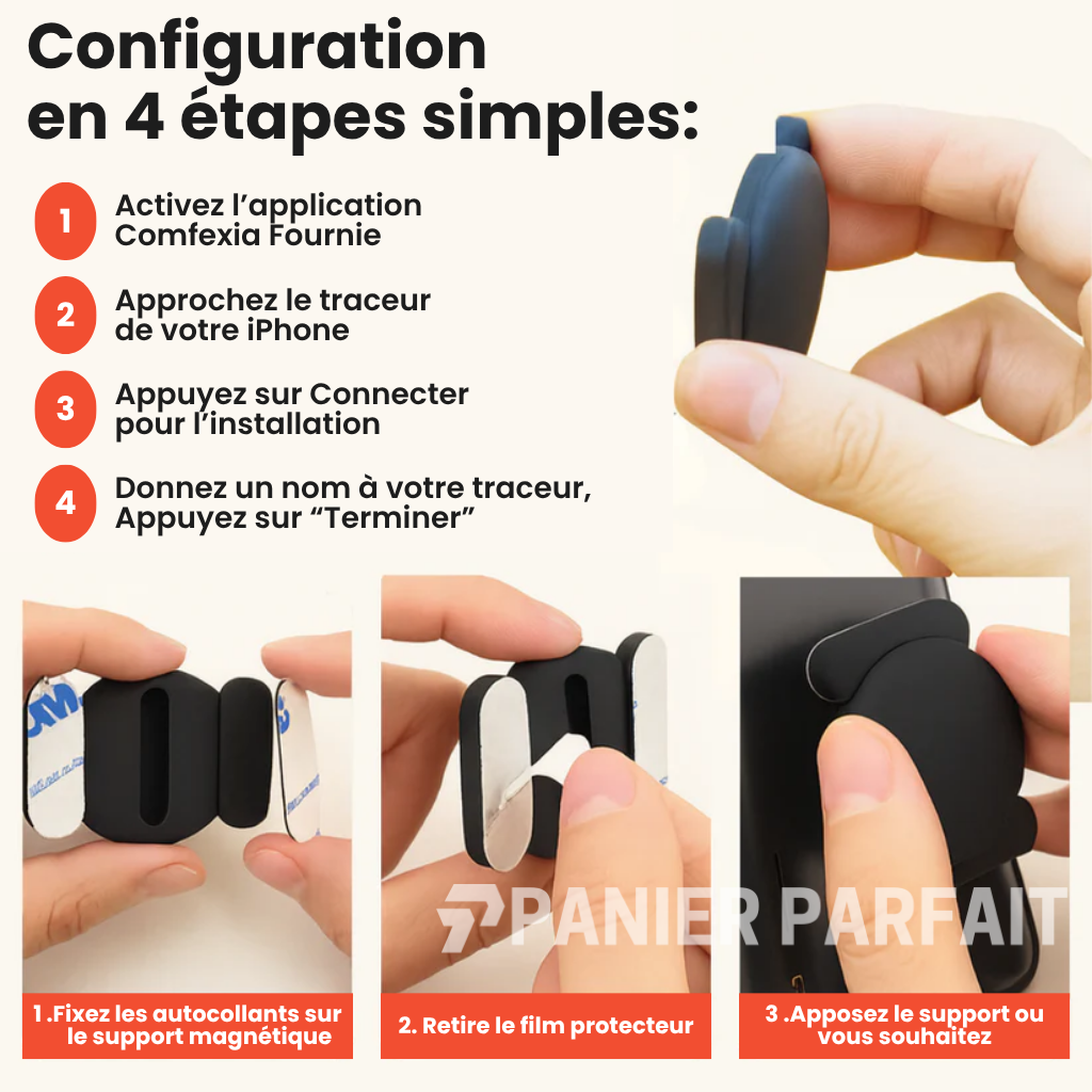 Traceur GPS moto sans fil compatible Android iOS