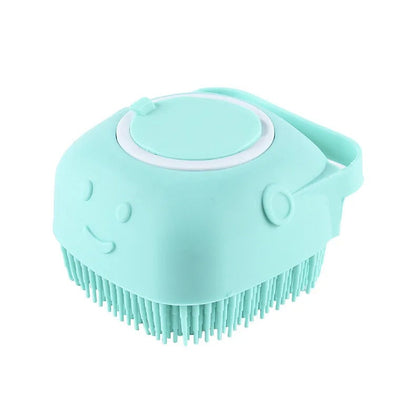 Gant de massage pour animaux en tissu doux