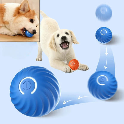 Balle interactive pour chien à mouvement automatique