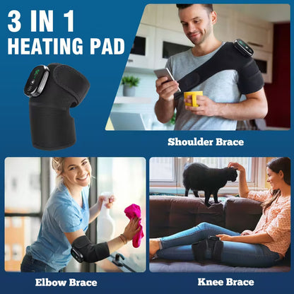 ThermaFlex™ – Heating Vibration Knee Brace for Knee, Elbow, and Shoulder