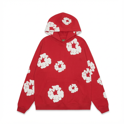 Elegant Floral Men's Sweatshirt – Chic Comfortable Spring Wear