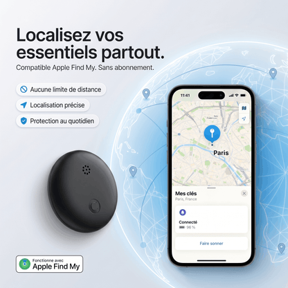 Santeova – Traceur GPS Sans Abonnement | Compatible Android & iOS