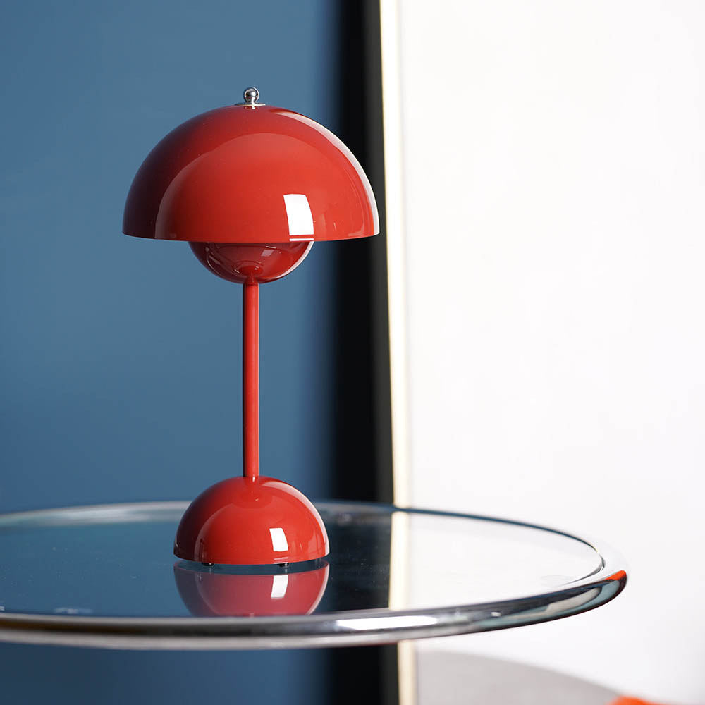 Lampe de chevet sans fil à LED design pot de fleurs