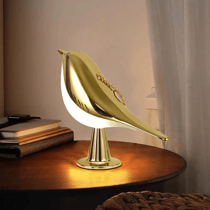 Elegant Table Lamp with Bird Design